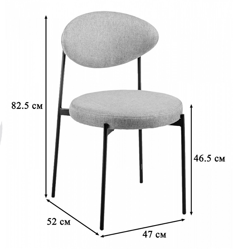 Стул металлический с мягкой спинкой и сиденьем Alfie Chair Стул металлический с мягкой спинкой и сиденьем Alfie Chair в Липецке