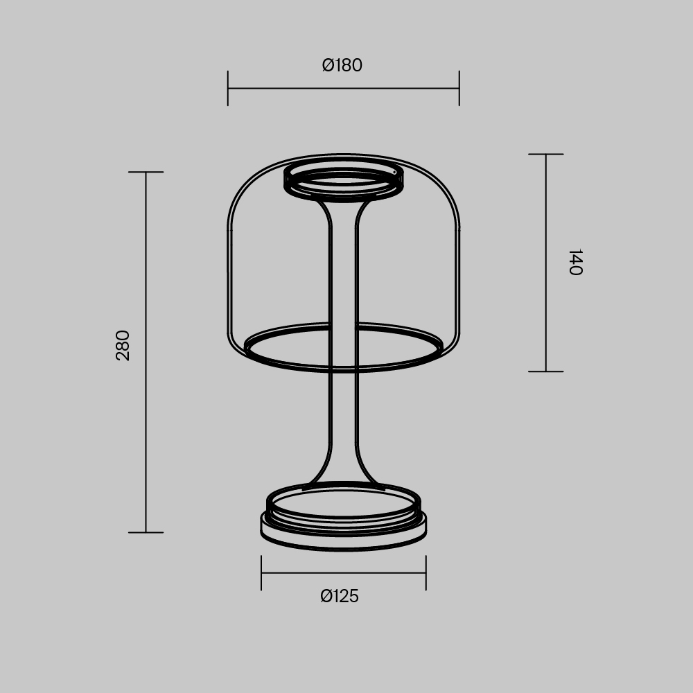 Настольный светильник Spirito 3000К 13Вт в Липецке