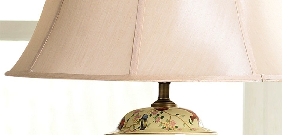 Настольная керамическая лампа с узором Luna - Loft-Concept в Липецке