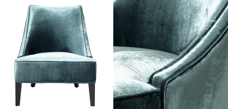 Кресло Eichholtz Chair Dulwich Turquoise Кресло Eichholtz Chair Dulwich Turquoise - Loft-Concept в Липецке