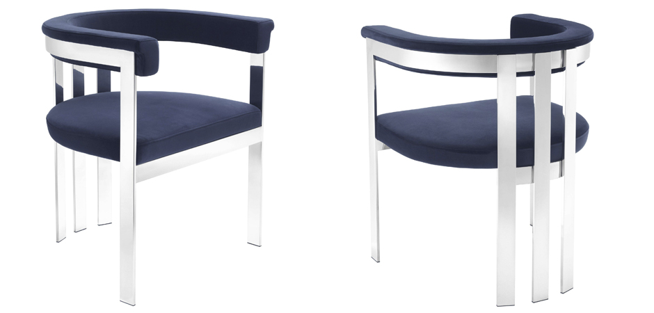Стул Eichholtz Dining Chair Clubhouse blue Стул Eichholtz Dining Chair Clubhouse blue - Loft-Concept в Липецке