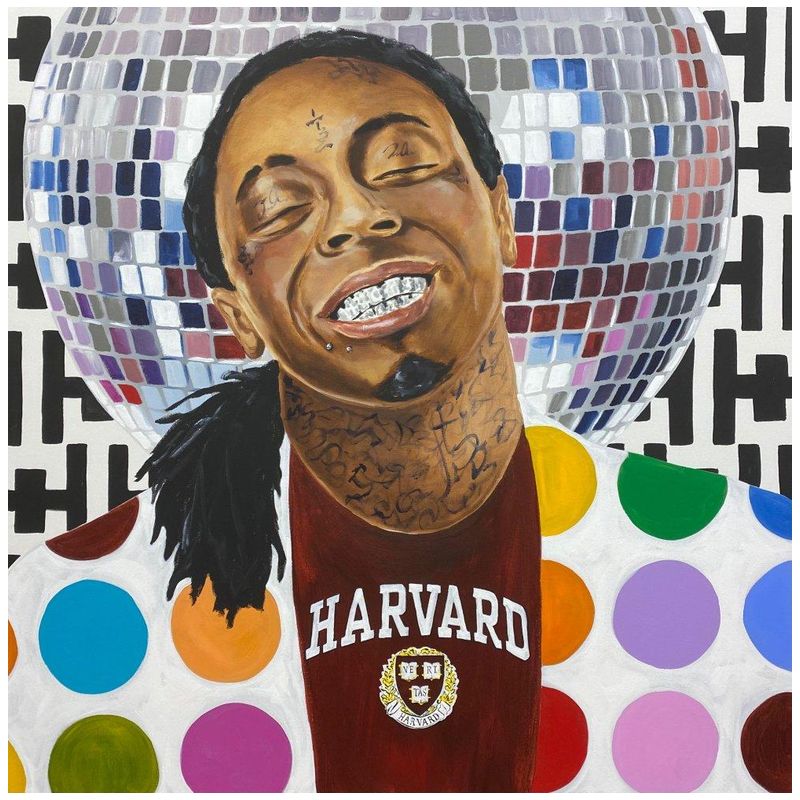 Картина Harvard Disco Weezy Мульти Картина Harvard Disco Weezy Мульти в Липецке | Loft Concept