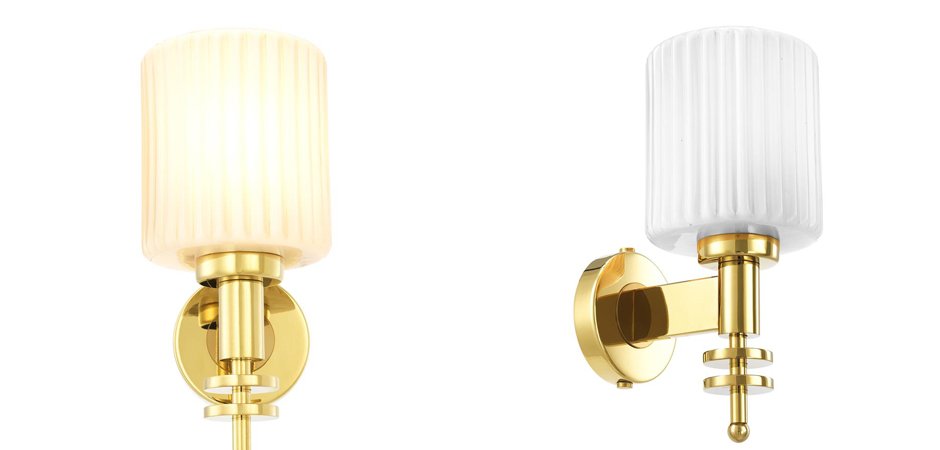 Бра Eichholtz Wall Lamp Ponza Gold Бра Eichholtz Wall Lamp Ponza Gold - Loft-Concept в Липецке