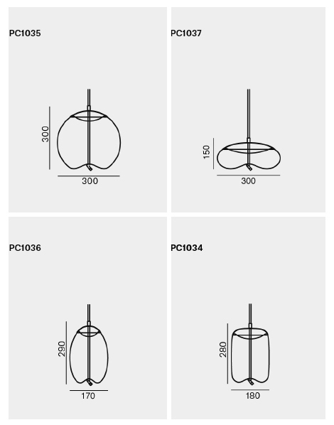 Подвесной светильник KNOT Small Gray glass Подвесной светильник KNOT Small Gray glass в Липецке