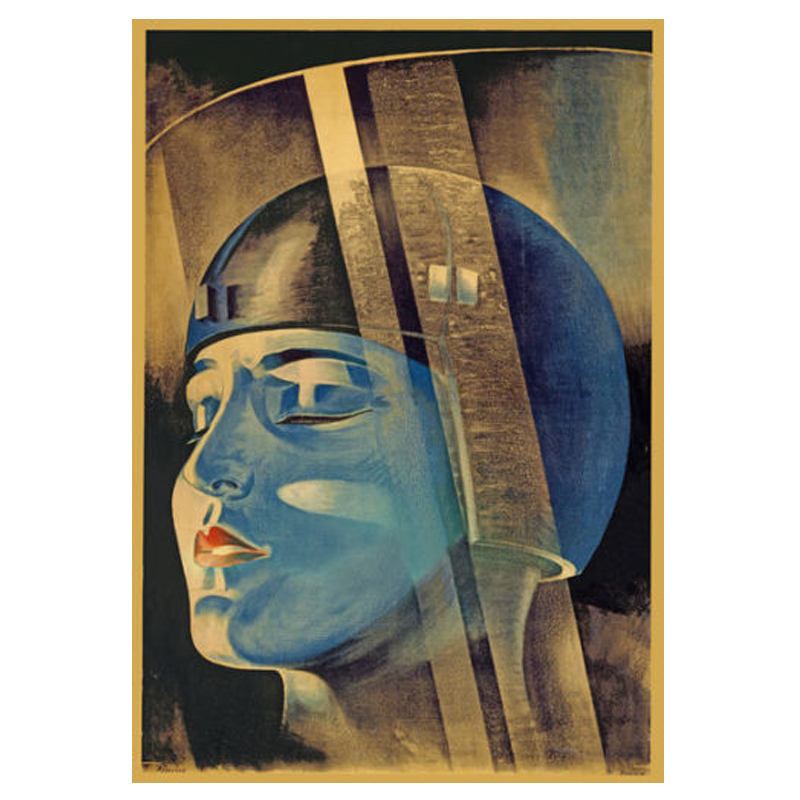 Poster Metropolis Постер "Метрополис" на Холсте Бежево-серый Poster Metropolis Постер "Метрополис" на Холсте Бежево-серый в Липецке | Loft Concept