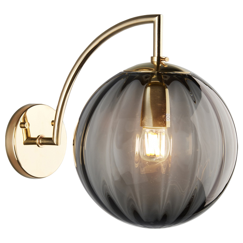 Бра Hector Sconce Gray Глянцевое золото Серый Бра Hector Sconce Gray Глянцевое золото Серый в Липецке | Loft Concept