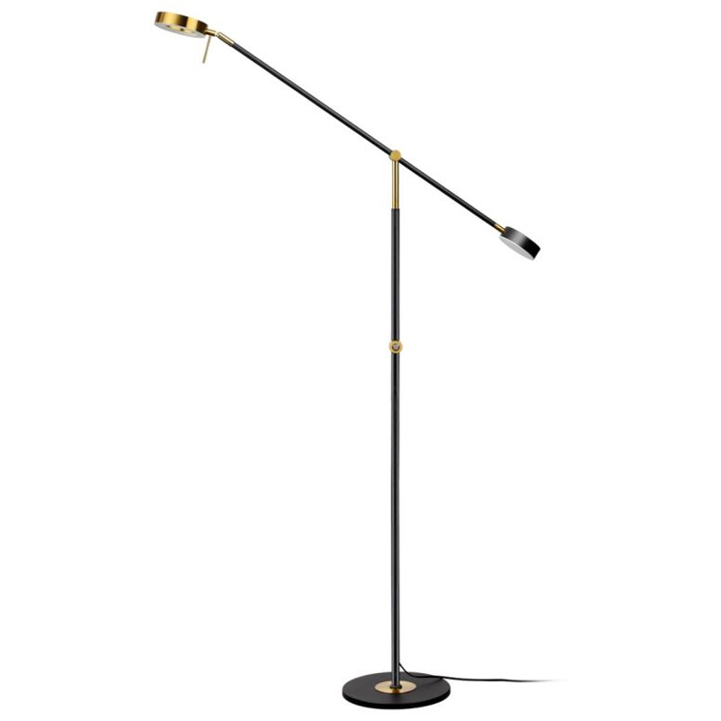 Торшер с регулировкой Bendik Lighting Бронза Черный Торшер с регулировкой Bendik Lighting Бронза Черный в Липецке | Loft Concept