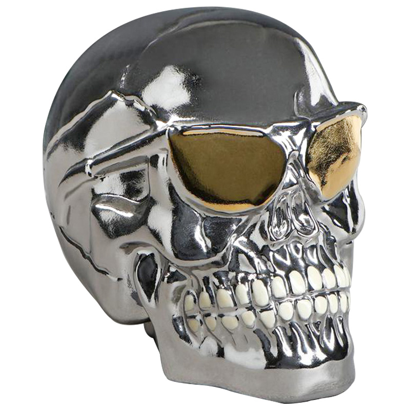 Статуэтка Silver Skull Серебряный Статуэтка Silver Skull Серебряный в Липецке | Loft Concept