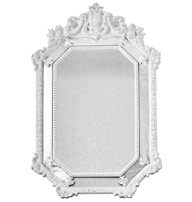Зеркало Antique ornament White Белый Зеркало Antique ornament White Белый в Липецке | Loft Concept