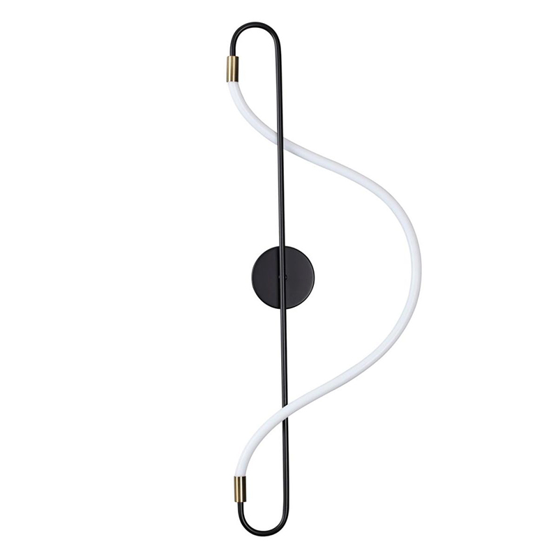 Бра GLORIFY WALL Black Wall lamp 80 Черный Белый Бра GLORIFY WALL Black Wall lamp 80 Черный Белый в Липецке | Loft Concept