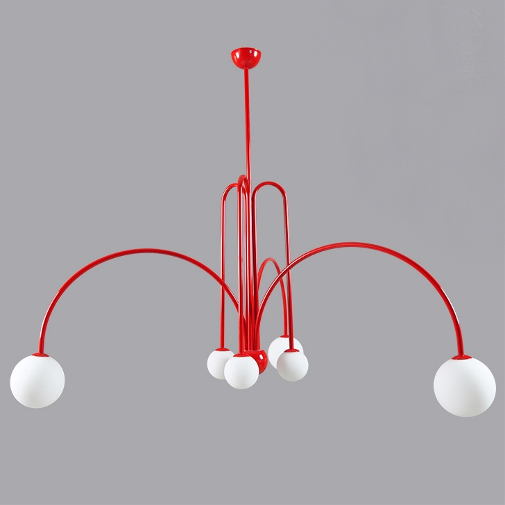 Люстра Fontana Amorosa Gran Finale Red Красный Белый Люстра Fontana Amorosa Gran Finale Red Красный Белый в Липецке | Loft Concept