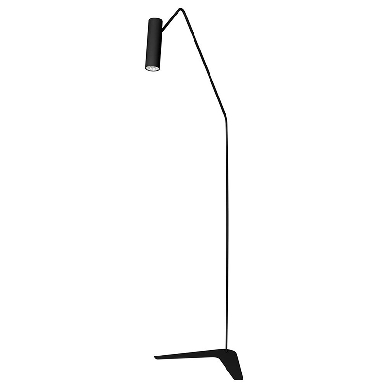 Торшер Tibo Trumpet Floor Lamp black Черный Торшер Tibo Trumpet Floor Lamp black Черный в Липецке | Loft Concept