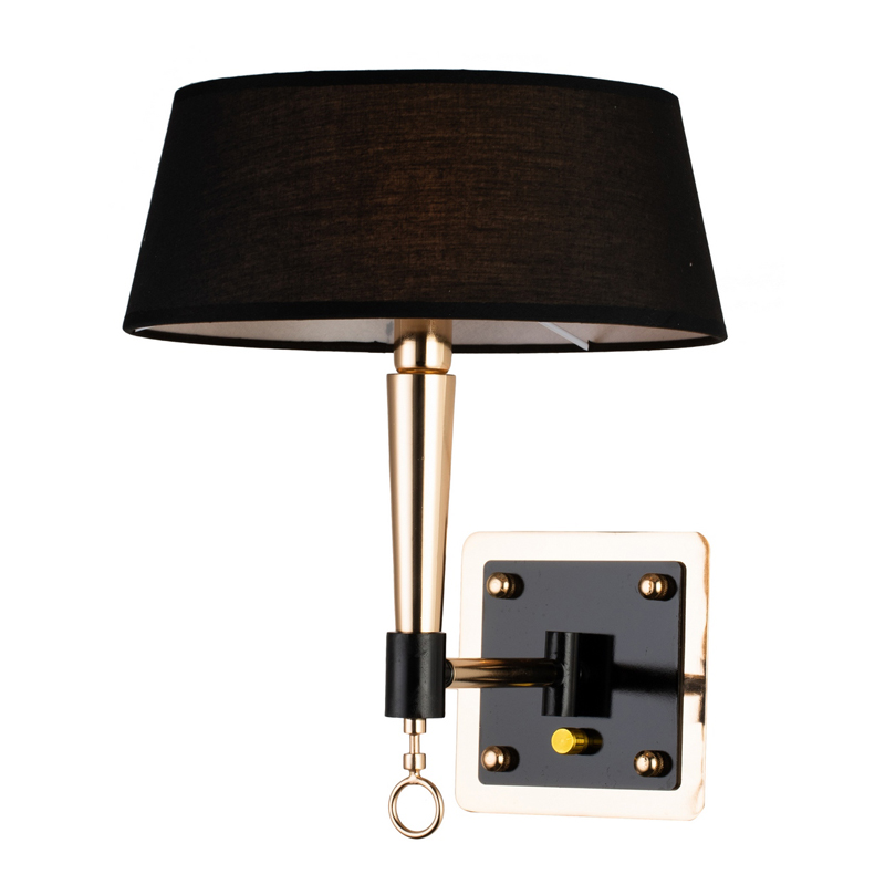 Бра Gilbert Sconce black Глянцевое золото Черный в Липецке | Loft Concept 