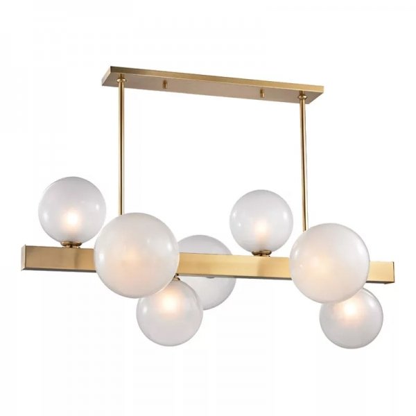 Люстра Hinsdale 8717-AGB Island Light Латунь Черный Люстра Hinsdale 8717-AGB Island Light Латунь Черный в Липецке | Loft Concept