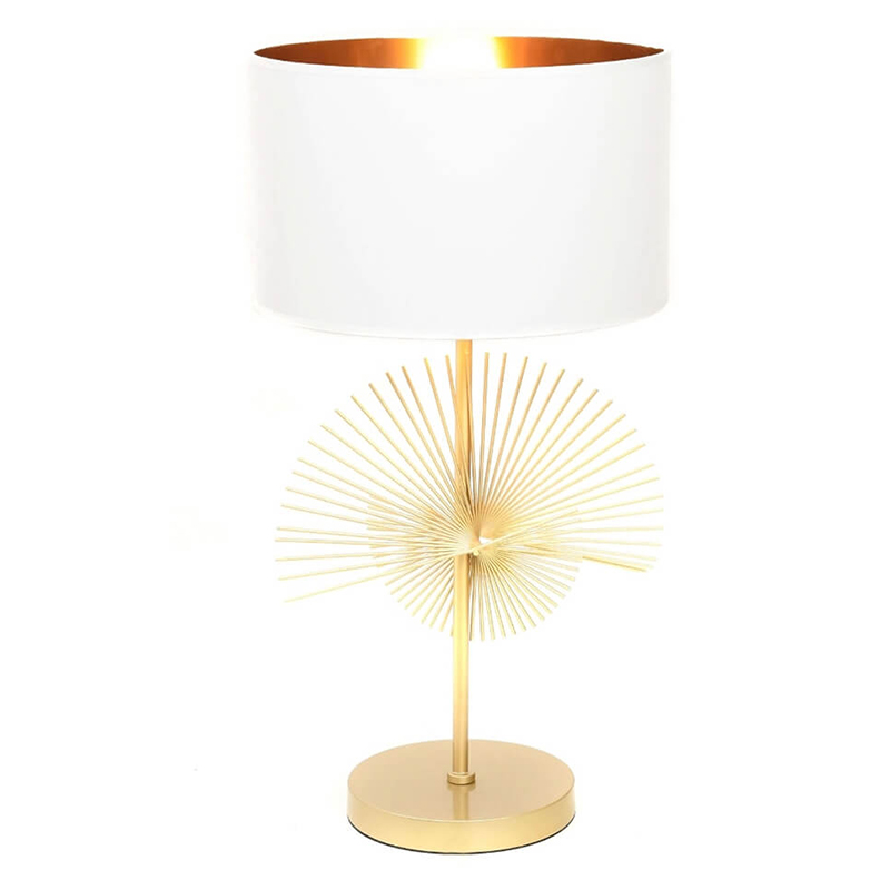 Настольная лампа Genoveva Table lamp white Белый Золотой Настольная лампа Genoveva Table lamp white Белый Золотой в Липецке | Loft Concept