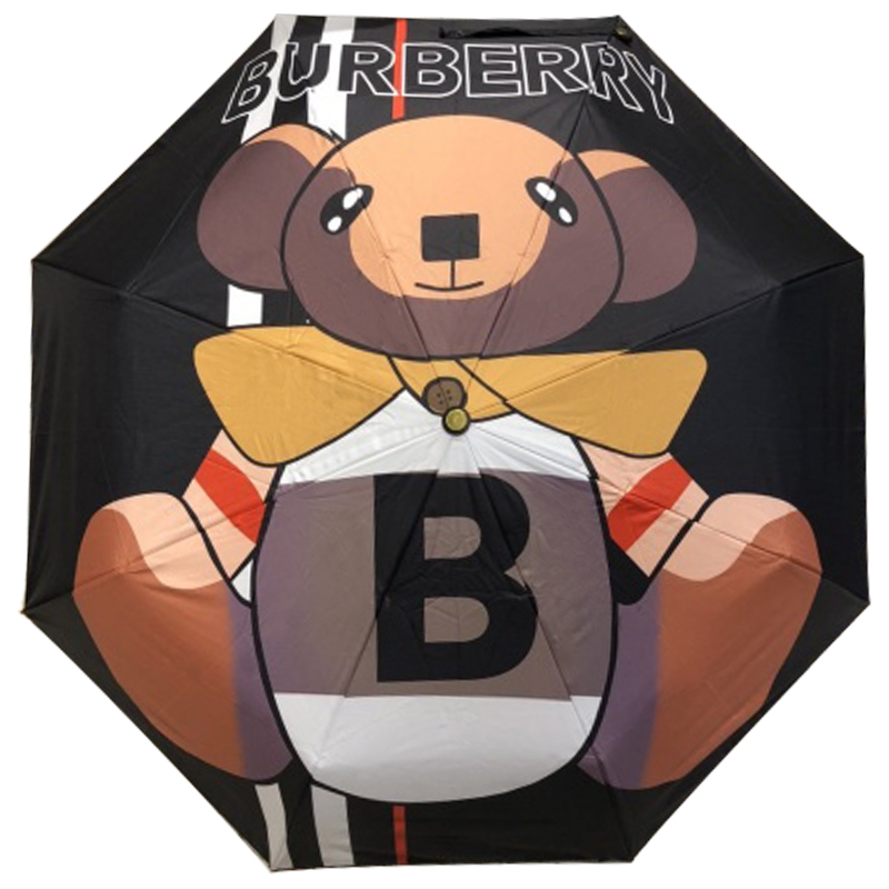 Зонт раскладной BURBERRY дизайн 008 Черный цвет Черный Коричневый Зонт раскладной BURBERRY дизайн 008 Черный цвет Черный Коричневый в Липецке | Loft Concept