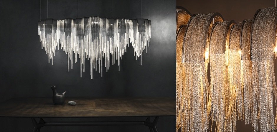 Люстра Volver Golden Chain Chandelier Люстра Volver Golden Chain Chandelier - Loft-Concept в Липецке