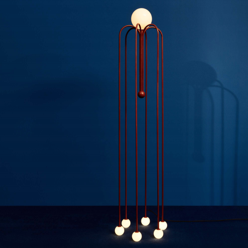 Торшер Michael Anastassiades Fontana Amorosa Bellagio Красный Белый Торшер Michael Anastassiades Fontana Amorosa Bellagio Красный Белый в Липецке | Loft Concept
