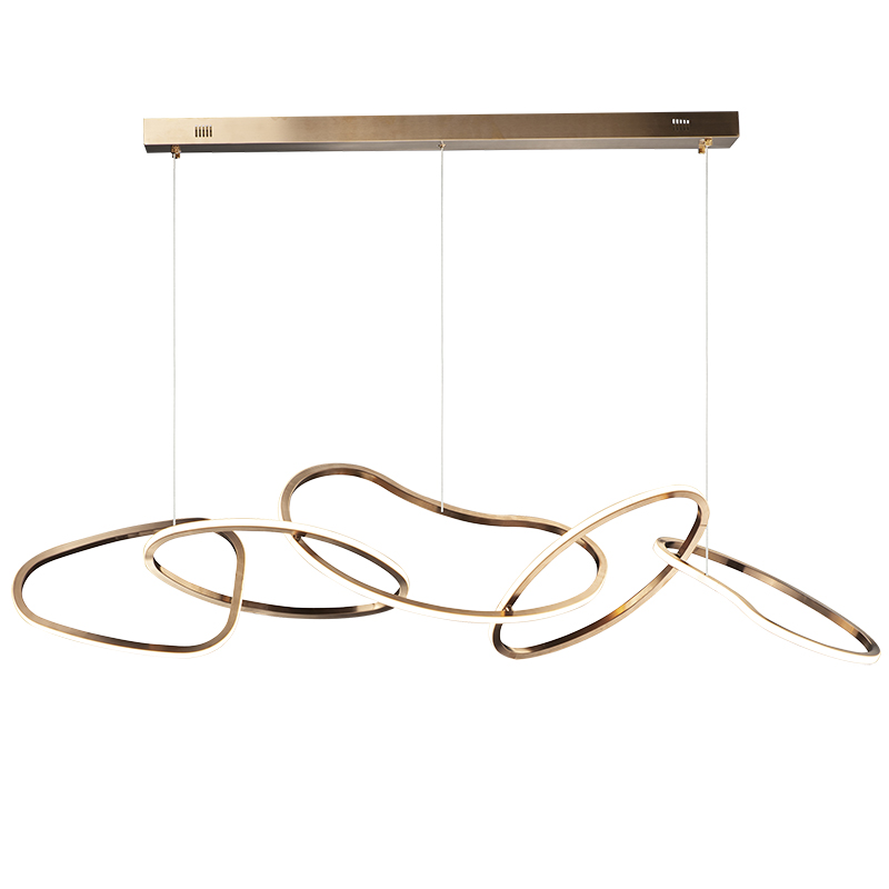Unfolded Hanging RING Gold Глянцевое золото Unfolded Hanging RING Gold Глянцевое золото в Липецке | Loft Concept