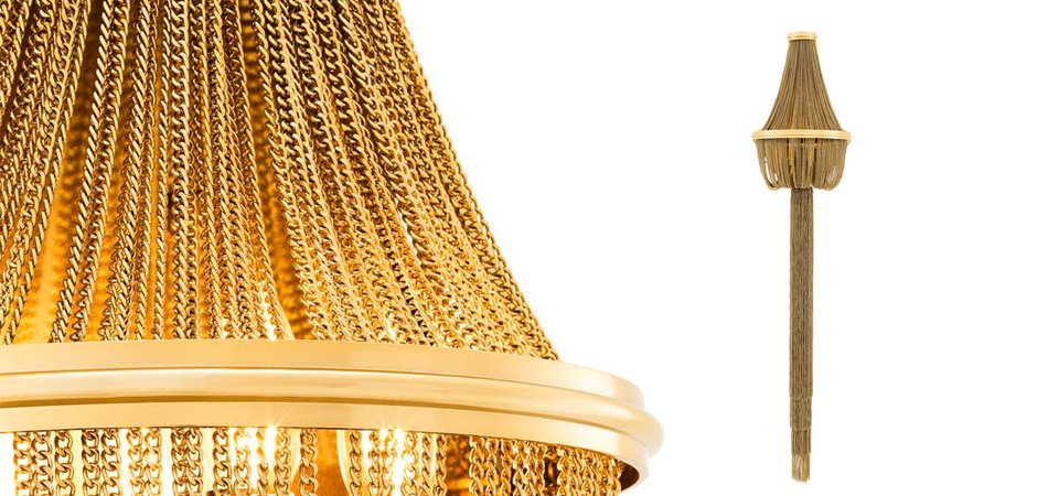 Бра Wall Lamp Martinez Gold Бра Wall Lamp Martinez Gold - Loft-Concept в Липецке