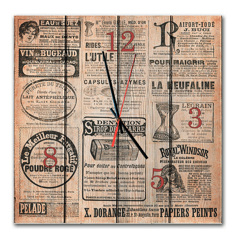 Часы OLD NEWSPAPER Часы OLD NEWSPAPER в Липецке | Loft Concept