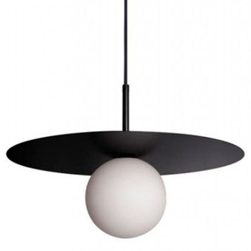 Подвесной светильник MATISSE Black 35 см Белый Черный Подвесной светильник MATISSE Black 35 см Белый Черный в Липецке | Loft Concept