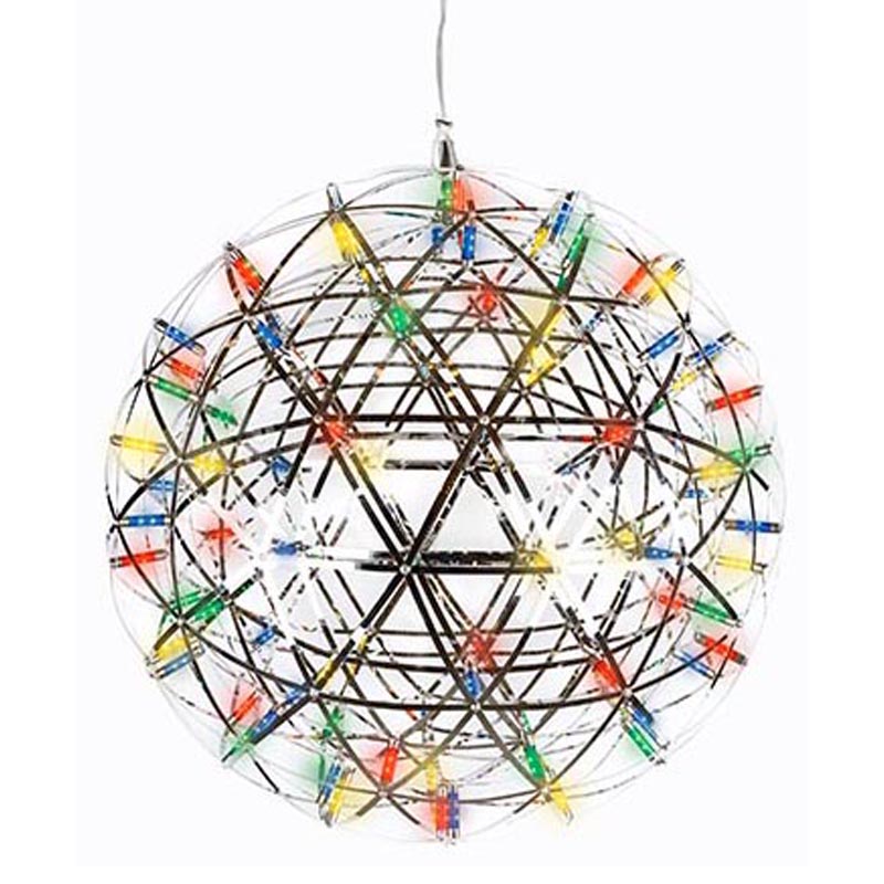 Люстра Moooi 3D Sphere Colored lamp M Хром Мульти Люстра Moooi 3D Sphere Colored lamp M Хром Мульти в Липецке | Loft Concept