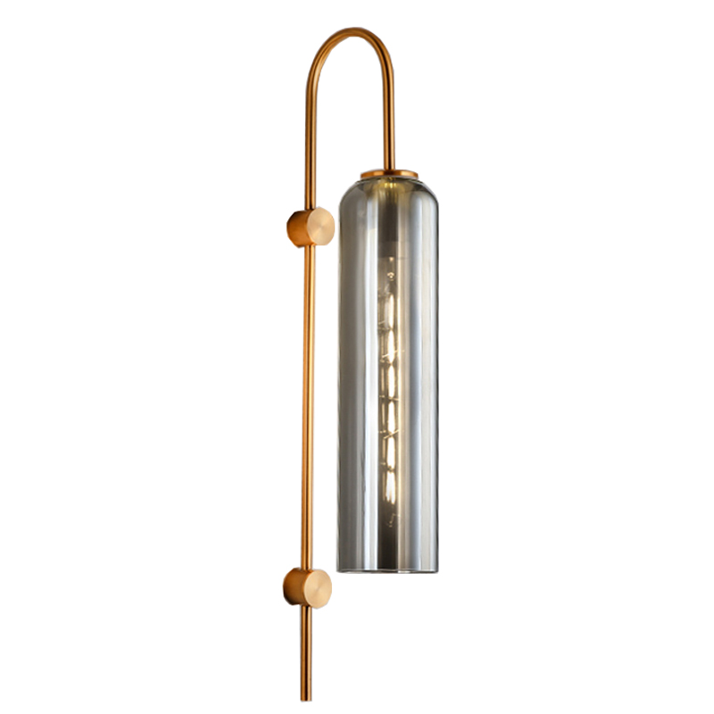 Бра ARTICOLO float Wall Sconce Gray Глянцевое золото Серый Бра ARTICOLO float Wall Sconce Gray Глянцевое золото Серый в Липецке | Loft Concept