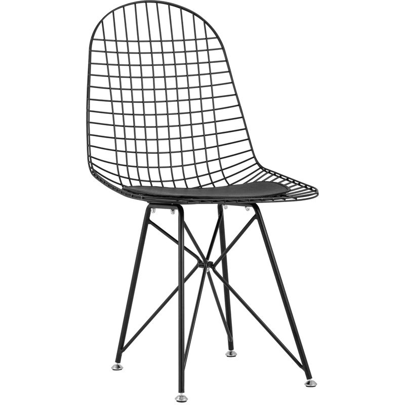 Стул Bertoia S Chair Черный Матовый Металл Черный Стул Bertoia S Chair Черный Матовый Металл Черный в Липецке | Loft Concept
