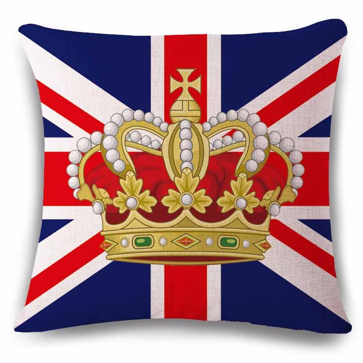 Декоративная подушка God save the Queen Мульти Декоративная подушка God save the Queen Мульти в Липецке | Loft Concept
