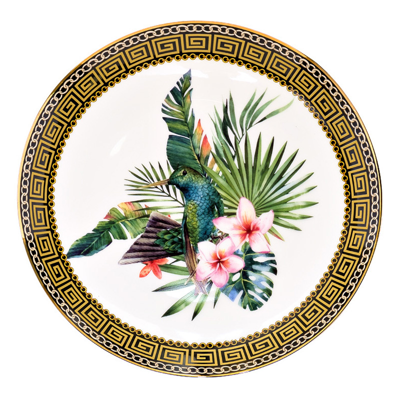 Тарелка TROPICS Pattern Colibri Мульти в Липецке | Loft Concept 