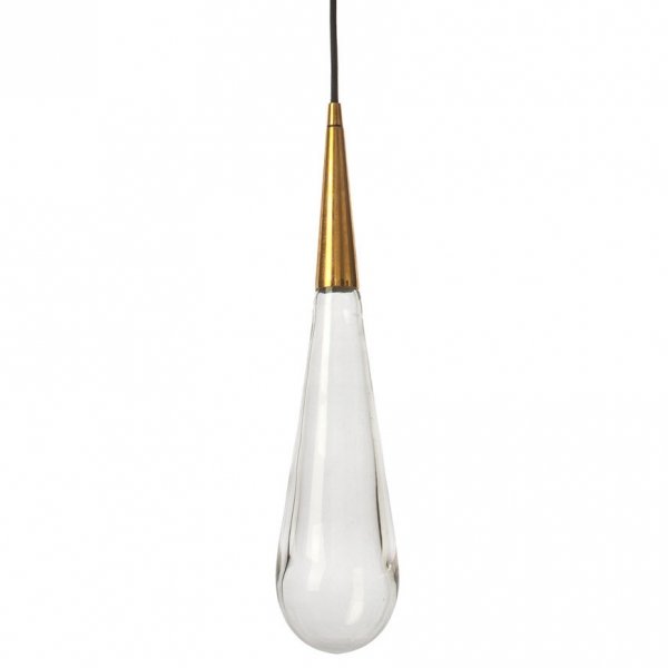 Подвесной светильник Pour Lights by Design Haus Liberty Латунь Прозрачный в Липецке | Loft Concept 
