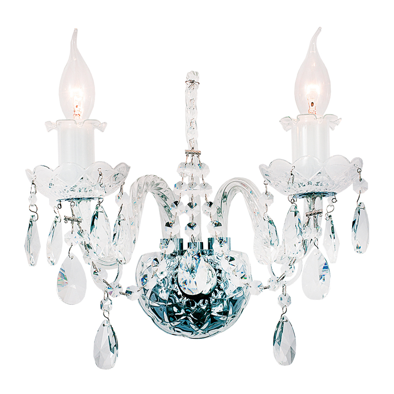 Бра Markel Sconce Хром Прозрачный Бра Markel Sconce Хром Прозрачный в Липецке | Loft Concept