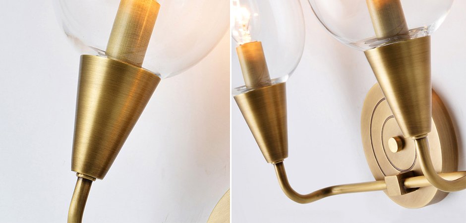 Бра VIOLA WALL Clear Lamp Double Бра VIOLA WALL Clear Lamp Double - Loft-Concept в Липецке
