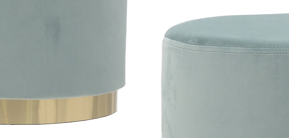 Пуф Golden Belt Turquoise Pastel Пуф Golden Belt Turquoise Pastel - Loft-Concept в Липецке