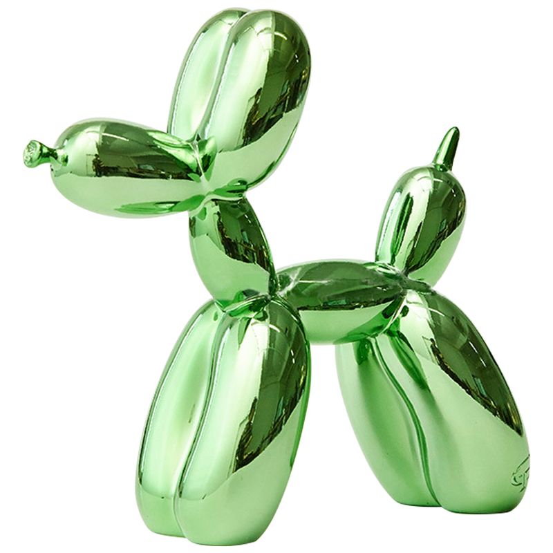 Статуэтка Jeff Koons Balloon Dog Chrome Green Зеленый Статуэтка Jeff Koons Balloon Dog Chrome Green Зеленый в Липецке | Loft Concept
