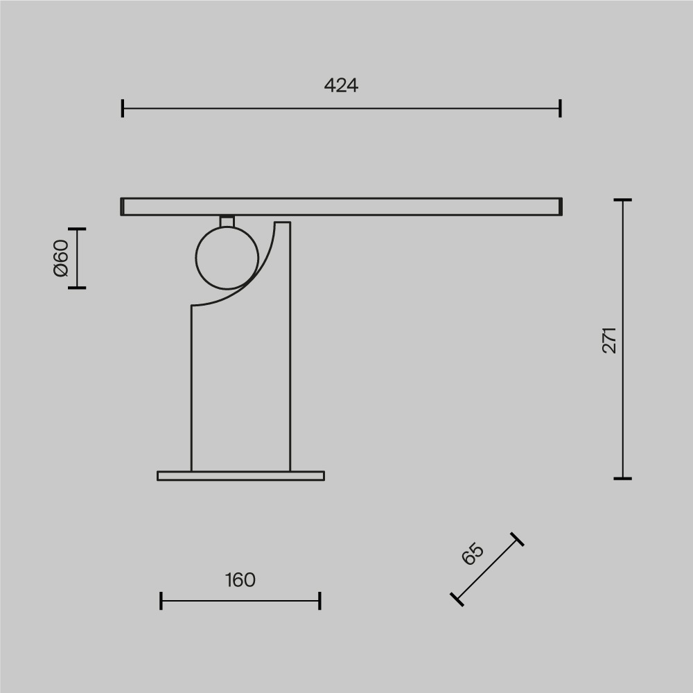 Настольный светильник Monumento 3000К 9Вт в Липецке
