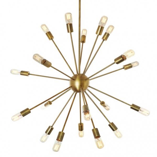 Люстра Sputnik Gold Chandelier Люстра Sputnik Gold Chandelier в Липецке | Loft Concept