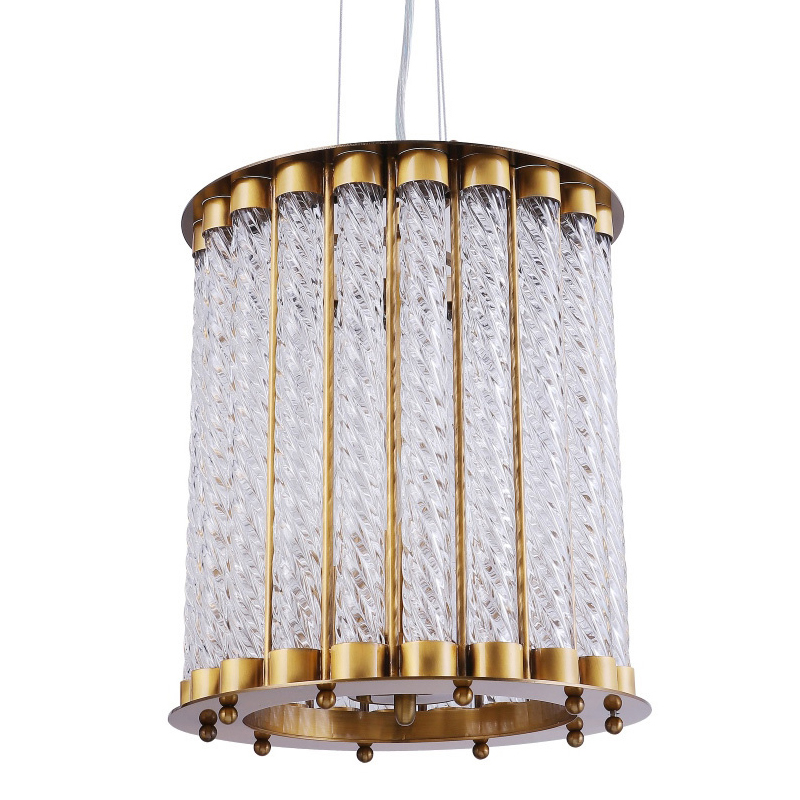 Люстра Lantern Tiziano Chandelier bronze D25 Бронза Прозрачное Стекло Люстра Lantern Tiziano Chandelier bronze D25 Бронза Прозрачное Стекло в Липецке | Loft Concept
