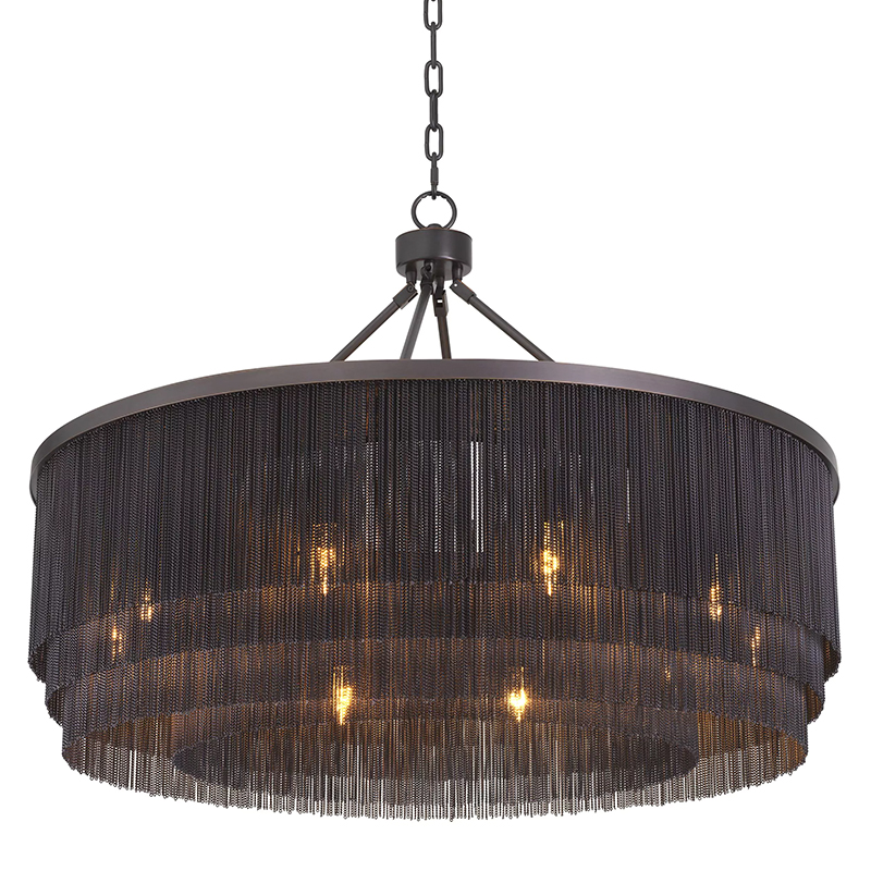 Люстра Eichholtz Chandelier Tissot L Темная бронза Люстра Eichholtz Chandelier Tissot L Темная бронза в Липецке | Loft Concept