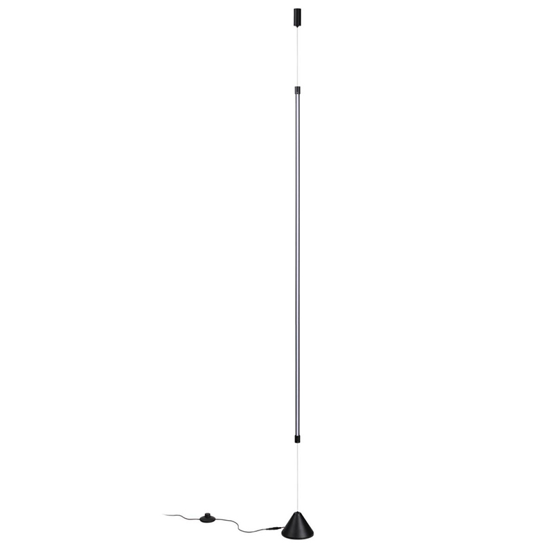 Торшер Trumpet Tube Black Thin Line Черный Белый Торшер Trumpet Tube Black Thin Line Черный Белый в Липецке | Loft Concept