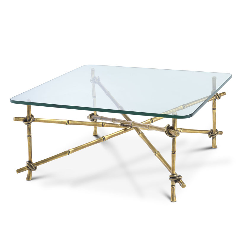 Кофейный стол Eichholtz COFFEE TABLE KAHALA Винтажная латунь Кофейный стол Eichholtz COFFEE TABLE KAHALA Винтажная латунь в Липецке | Loft Concept