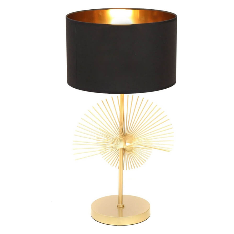 Настольная лампа Genoveva Table lamp black Черный Золотой Настольная лампа Genoveva Table lamp black Черный Золотой в Липецке | Loft Concept