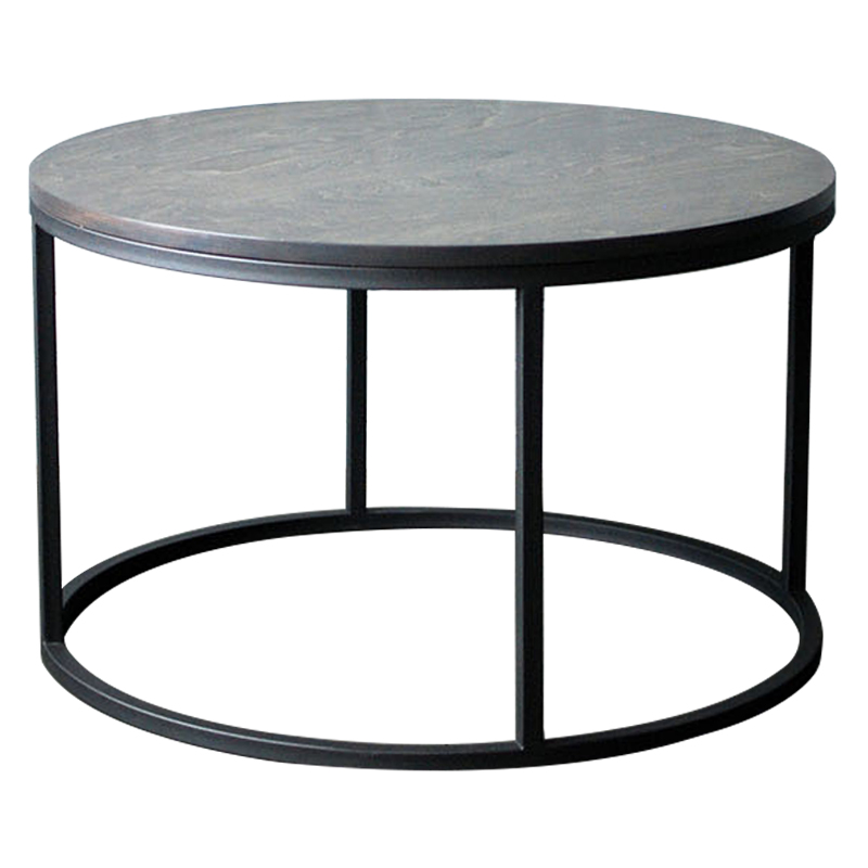 Кофейный стол Tait Industrial Metal Rust Coffee Table Коричневый Черный в Липецке | Loft Concept 