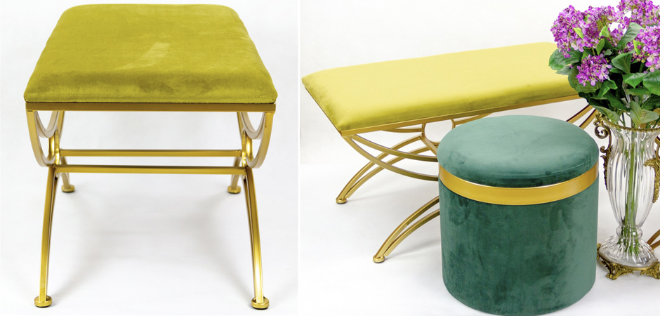 Пуф Art Deco Shapes Yellow Пуф Art Deco Shapes Yellow - Loft-Concept в Липецке