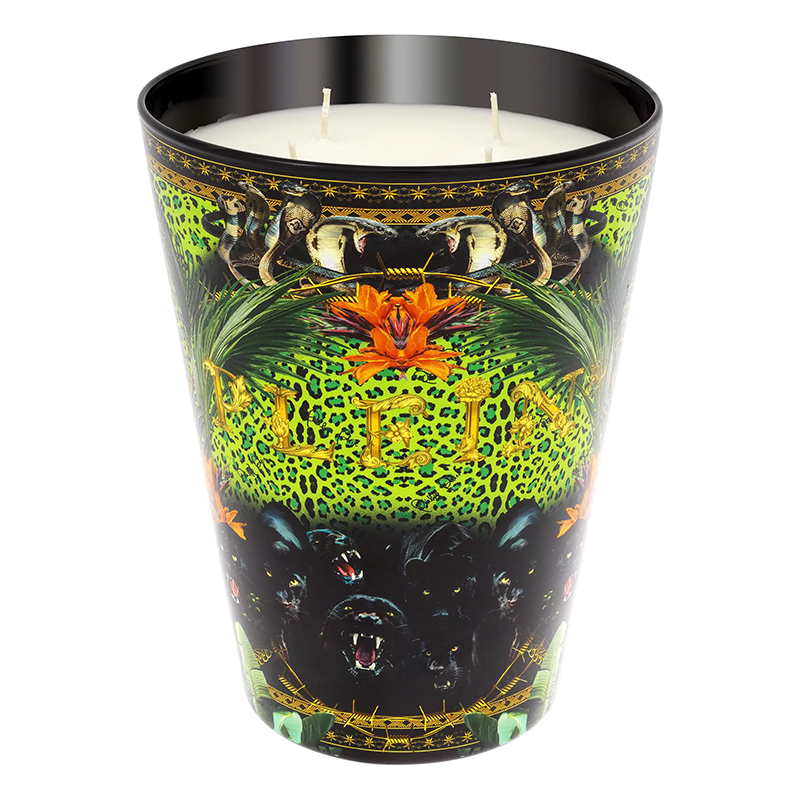 Свеча Philipp Plein Candle Jungle L Черный Мульти Свеча Philipp Plein Candle Jungle L Черный Мульти в Липецке | Loft Concept
