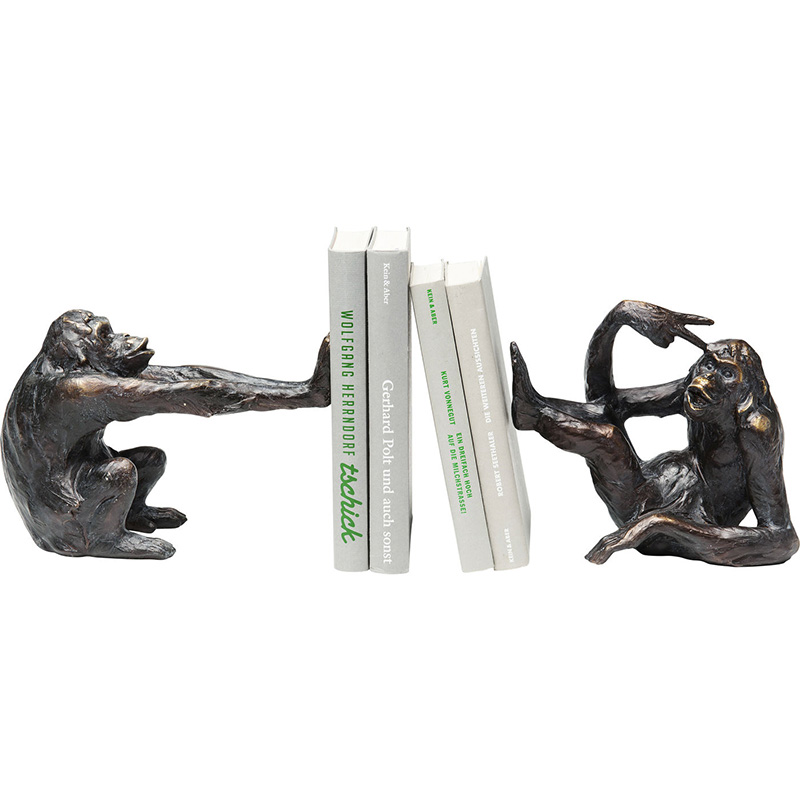 Держатель для книг Funny Monkeys Черный Держатель для книг Funny Monkeys Черный в Липецке | Loft Concept