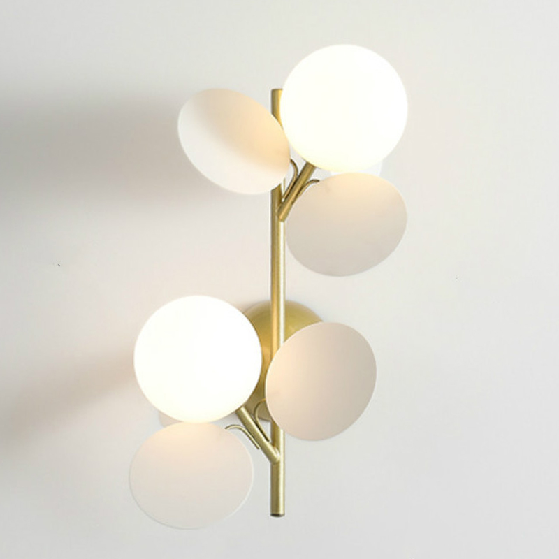 Бра MATISSE sconce double white Золотой Белый Бра MATISSE sconce double white Золотой Белый в Липецке | Loft Concept