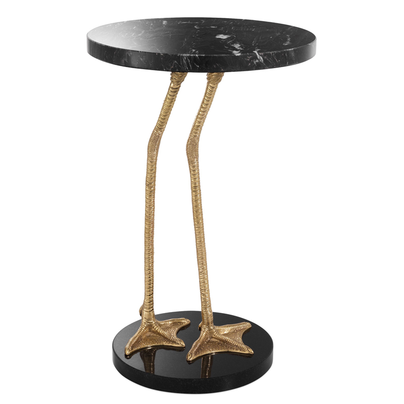 Приставной стол Eichholtz Side Table Lagoon Латунь Черный Мрамор Nero Черный Приставной стол Eichholtz Side Table Lagoon Латунь Черный Мрамор Nero Черный в Липецке | Loft Concept