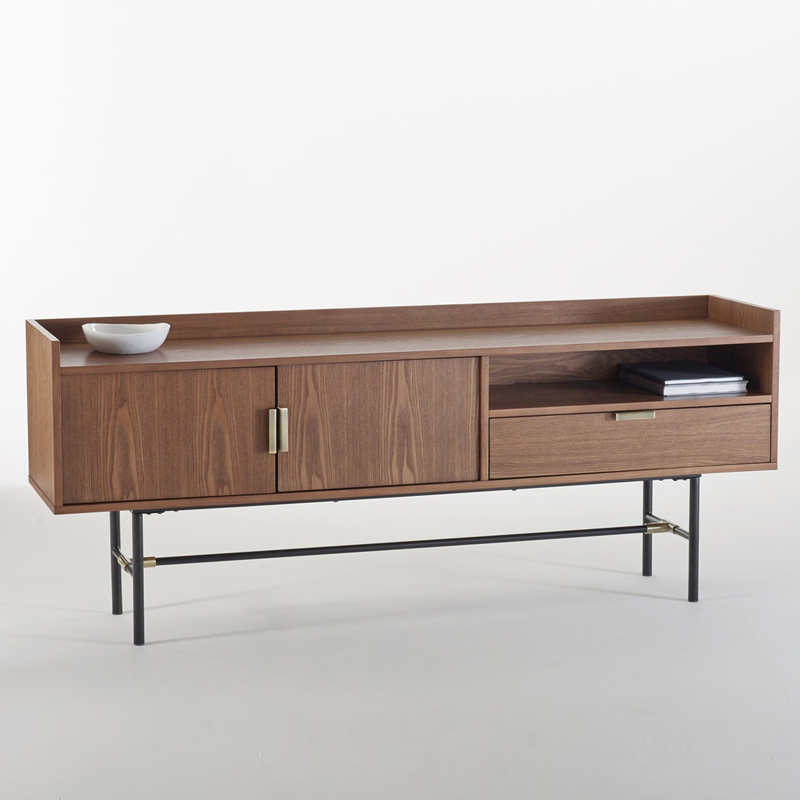 TV-тумба Torgny TV stand Орех Черный Латунь TV-тумба Torgny TV stand Орех Черный Латунь в Липецке | Loft Concept